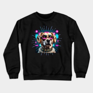 Futuristic dog Crewneck Sweatshirt